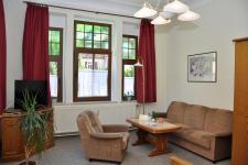 Blick in ein Gästezimmer