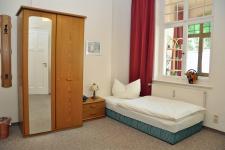 Blick in ein Gästezimmer