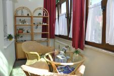 Blick in ein Gästezimmer