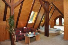 Blick in ein Gästezimmer