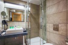 Blick in ein Gästebad