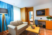 Blick in ein Gästezimmer