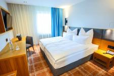 Blick in ein Gästezimmer