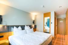 Blick in ein Gästezimmer