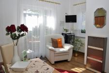 Blick in ein Gästezimmer