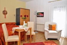 Blick in ein Gästezimmer