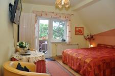 Blick in ein Gästezimmer