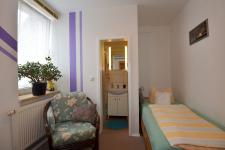 Blick in ein Gästezimmer