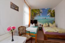 Blick in ein Gästezimmer