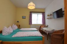 Blick in ein Gästezimmer