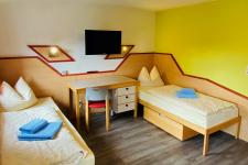 Blick in ein Gästezimmer