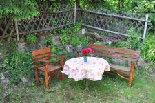 Sitzgelegenheit im Garten