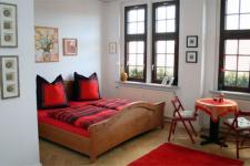 Blick eine Ferienwohnung