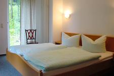 Blick in ein Gästezimmer