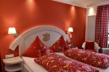 Blick in ein Gästezimmer