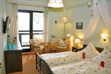 Blick in ein Gästezimmer