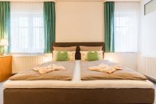 Blick in ein Gästezimmer