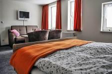 Blick in ein Gästezimmer