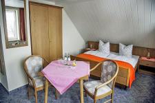 Blick in ein Gästezimmer