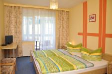 Blick in ein Gästezimmer