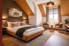 Blick in ein Gästezimmer