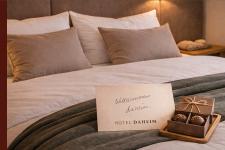 Blick in ein Gästezimmer