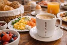 Frühstück am Morgen