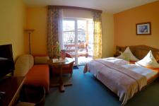 Blick in ein Gästezimmer