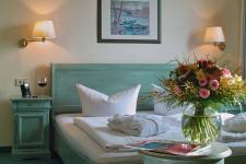 Blick in ein Gästezimmer