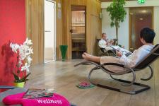 Wellnessbereich mit Sauna
