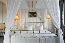 Blick in ein Gästezimmer