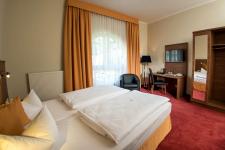 Blick in ein Gästezimmer