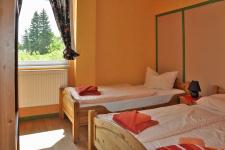 Blick in ein Gästezimmer