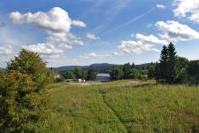 Ausblick vom Hotel Haus Saarland in die Berge