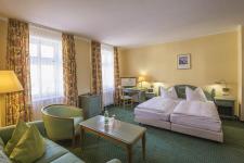 Blick in ein Doppelzimmer