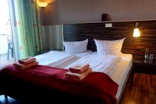 Blick in ein Gästezimmer