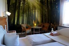 Blick in ein Gästezimmer