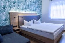 Blick in ein Gästezimmer