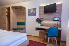 Blick in ein Gästezimmer