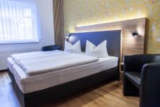 Blick in ein Gästezimmer