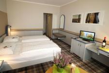 Blick in ein Gästezimmer