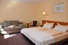 Blick in ein Gästezimmer