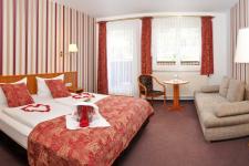 Blick in ein Gästezimmer