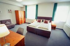 Blick in ein Gästezimmer