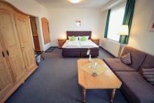 Blick in ein Gästezimmer