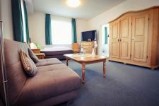 Blick in ein Gästezimmer