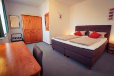 Blick in ein Gästezimmer