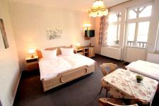 Blick in ein Doppelzimmer