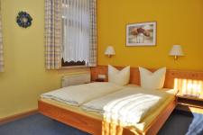 Blick in ein Gästezimmer