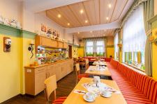 Blick in den Frühstücksraum